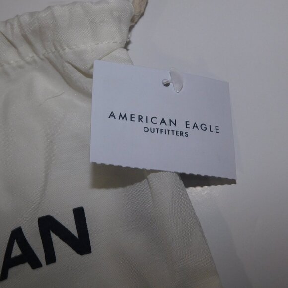 American Eagle X Peanuts Snoopy 8" Plush Denim Jean Stuffed Toy New W Tag - Picture 8 of 9